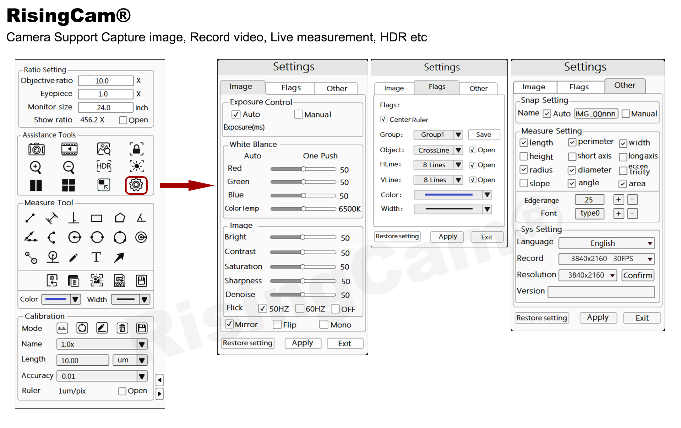 Industrial microscope camera with 4K UHD resolution at 30fps - Image 16